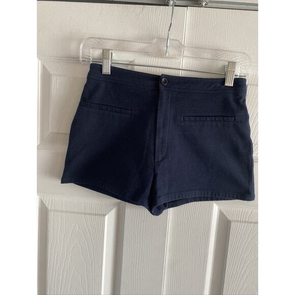 Philippe Adec‎ Women's 2 Navy High Rise Shorts Coastal Resort Summer - Picture 1 of 5